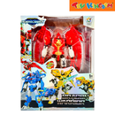 Dino God of War Morph Chariot Transforming Toy Robot