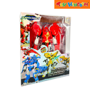 Dino God of War Morph Chariot Transforming Toy Robot