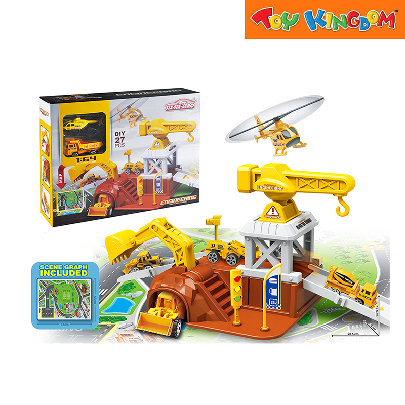 Six-Six-Zero DIY 27-piece Engineering Garage Playset