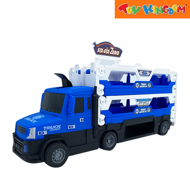 Six-Six-Zero 2-in-1 Track Deformation Storage Truck Toy Set