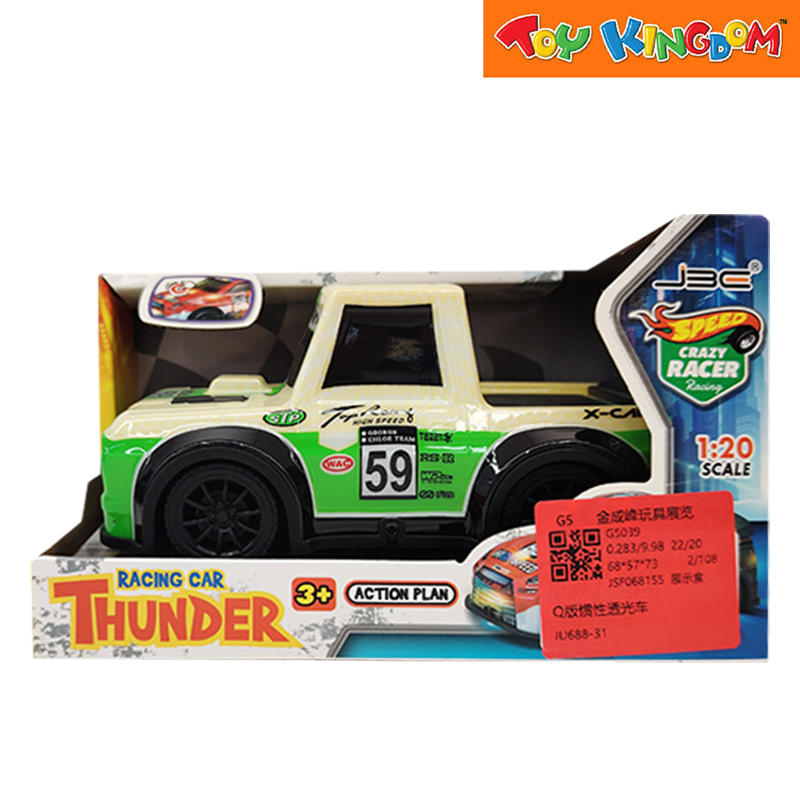 Crazy Racer Racing Car Thunder Playset