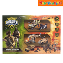Soldier Combat Military Figure and Vehicle Playset