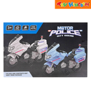 Mega Creative Police City Guard Motorcycle
