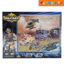 Military Action Figures and Vehicles Playset