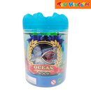 Bucket of Toy Animal Figurines