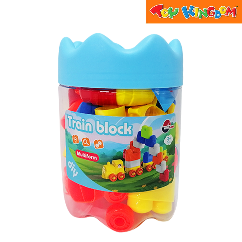 Train Block Multiform DIY Building Set – Toy Kingdom