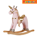 Plush Unicorn Rocking Horse