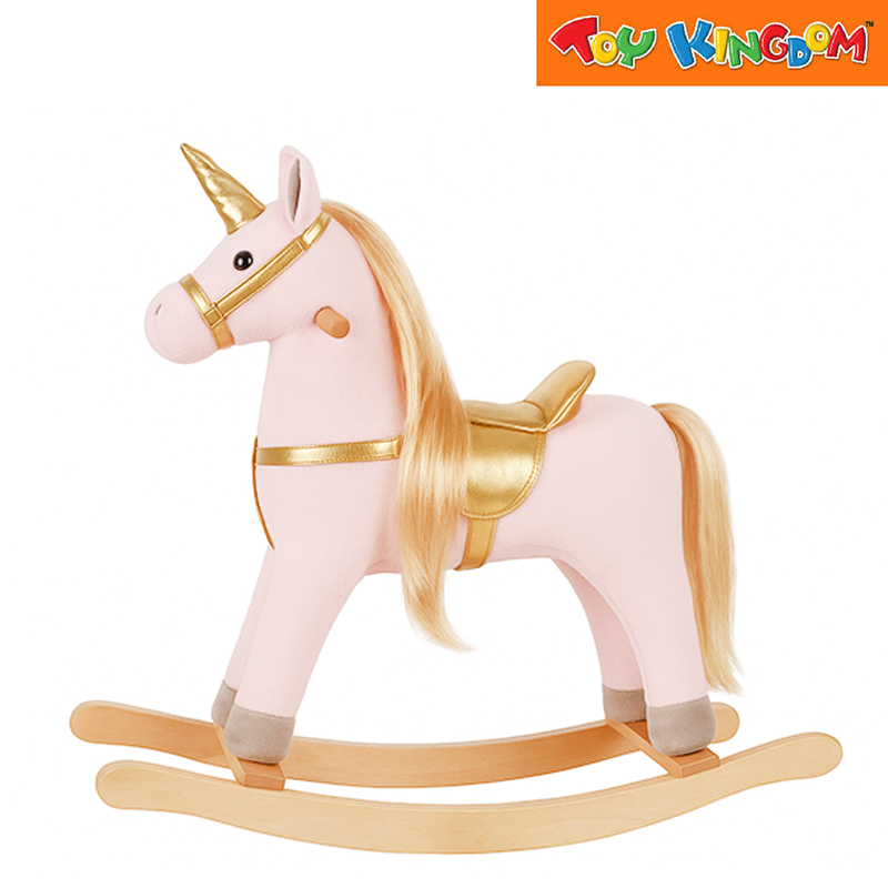 Plush Unicorn Rocking Horse