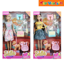 11.5" Solid Body Doll with Accessories 2 Asst - Random Assortment