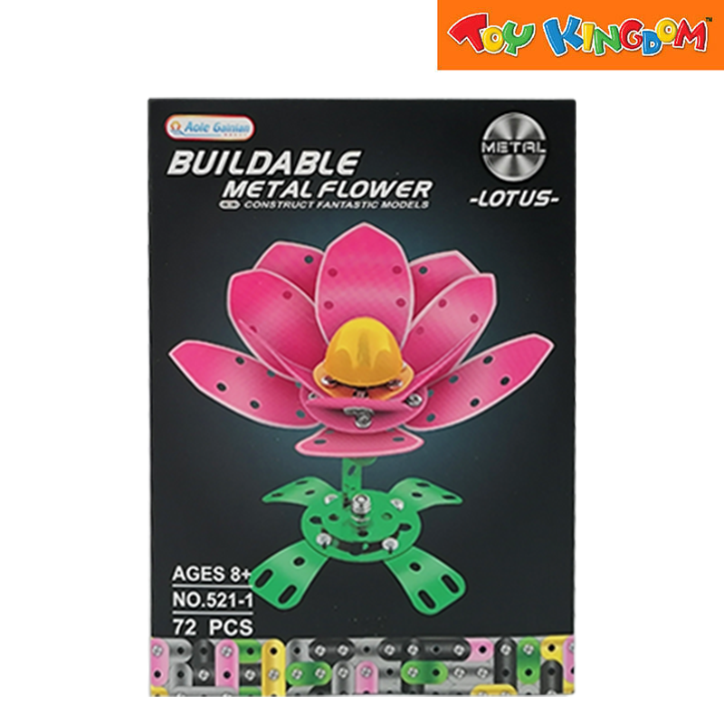 Buildable Metal Flower Puzzle Set – Toy Kingdom