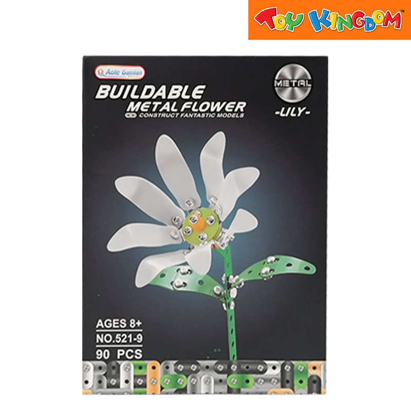 Buildable Metal Flower Puzzle Set – Toy Kingdom