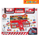 Fire Rescue City Parking Playset