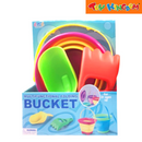 Multifunctional Folding Bucket Beach Toy Set in Random Assortment