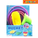 Multifunctional Folding Bucket Beach Toy Set in Random Assortment