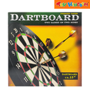 Double-sided Pressed Paper Dartboard Set 15 inch
