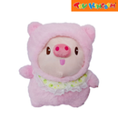 Pig Plush Doll with Hood