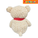 Giant Sitting Bear Plush with Scarf