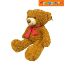 Giant Sitting Bear Plush with Scarf