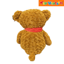 Giant Sitting Bear Plush with Scarf