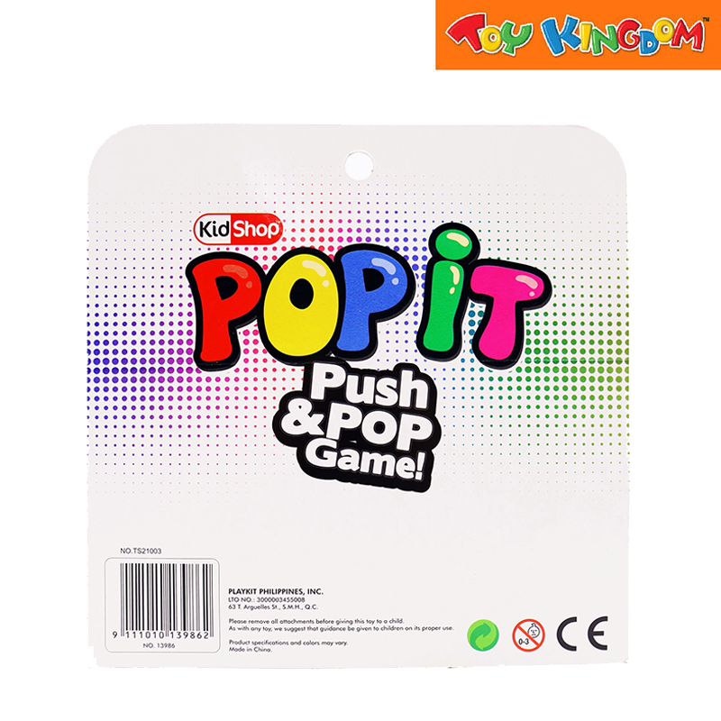 KidShop Pop It Push & Pop Game