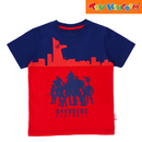 Marvel Avengers Navy Blue/Red Round Neck Shirt