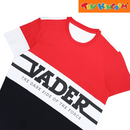 Star Wars Darth Vader Red/White/Navy Blue Round Neck Shirt