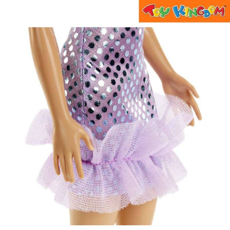 Barbie Fashionista Polka Dot Dress Purple Dolls