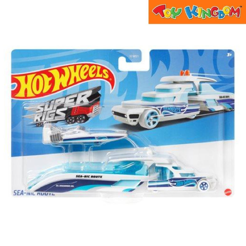 Hot Wheels Super Rigs Sea Nic Route Vehicle