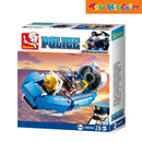 Sluban Police Hovercraft 74pcs Bricks