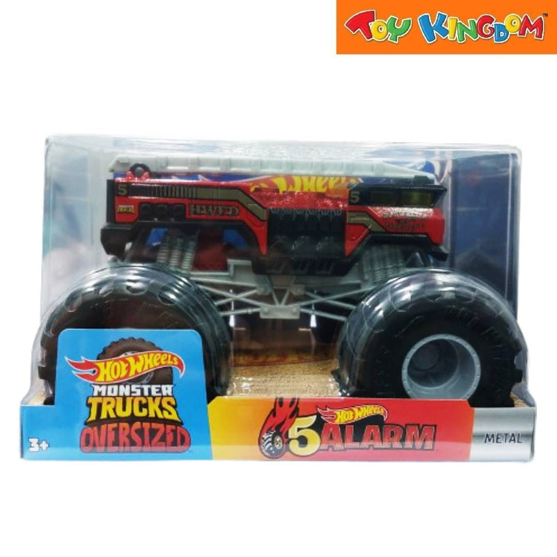 Hot Wheels Monster Trucks Oversized 5 Alarm Red Die-cast