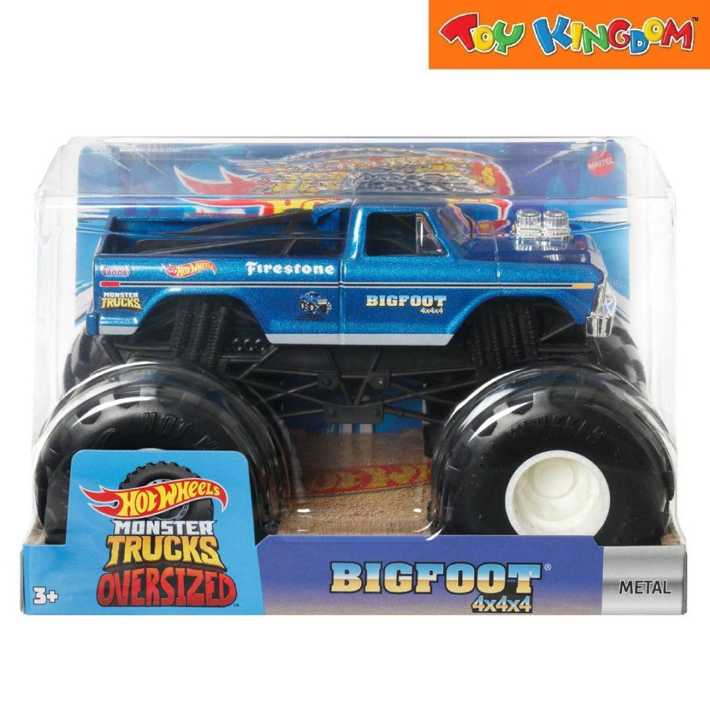 Hot Wheels Monster Trucks Oversized Big Foot Vehicle Toy Kingdom