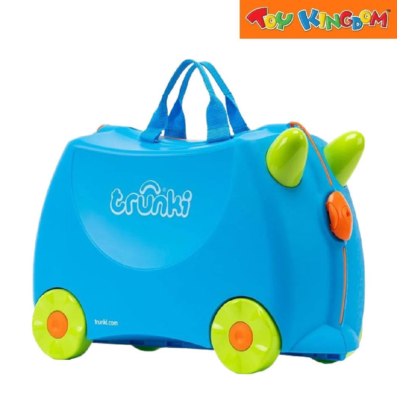 Trunki Terrance Blue Ride-On Suitcase