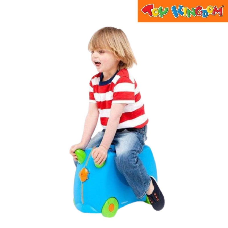 Trunki Terrance Blue Ride-On Suitcase