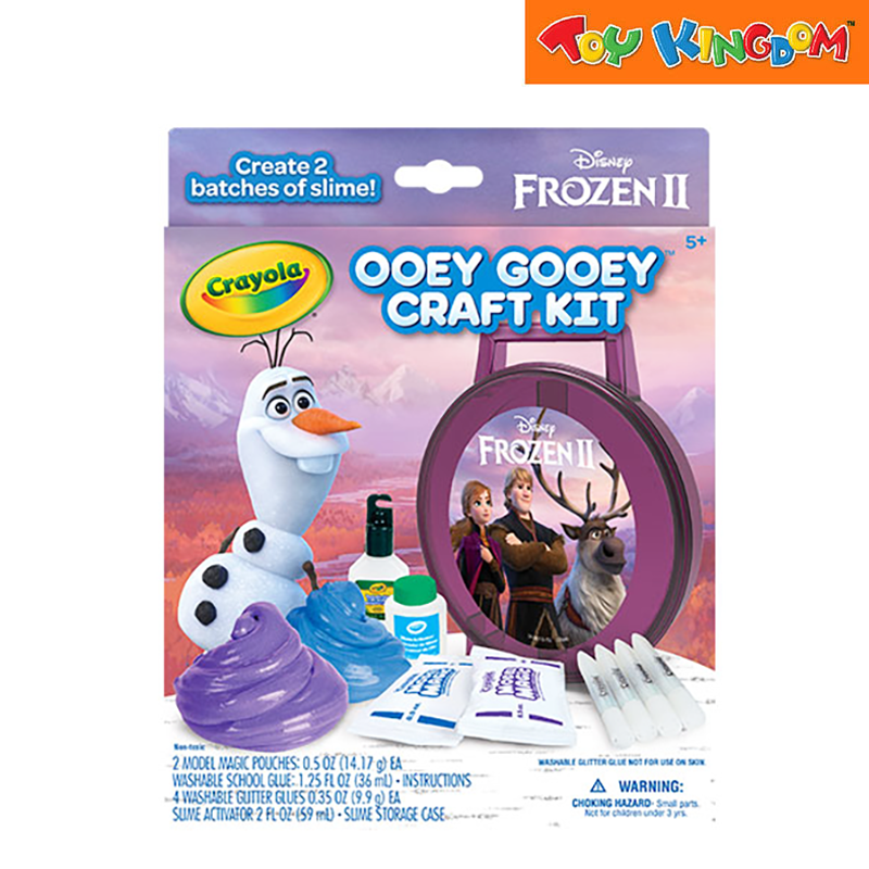 Crayola Disney Frozen 2 Ooey Gooey Craft Kit