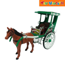 PhilCraft Philippine Kalesa Green 6 Inch Die-cast Vehicle