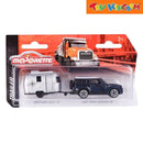 Majorette Mack Airstream Sport 16 & Land Rover Defender 90 Trailer Vehicle