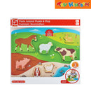 Hape Love Play Learn Farm Animal Puzzle & Play