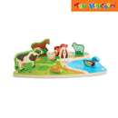 Hape Love Play Learn Farm Animal Puzzle & Play