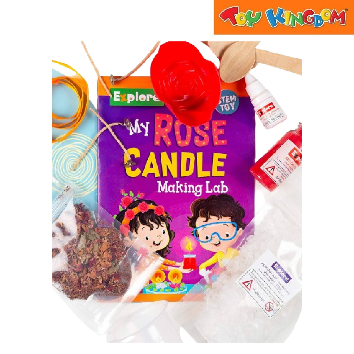 rose candle toy Teddy Rose Bear Novelty Pillar Candle White Cocoa Bear main image 0