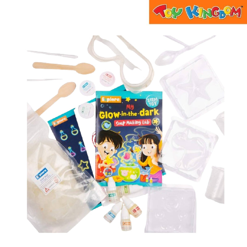Eksploe STEM Learner My Glow In The Dark Soap Making Lab Playset