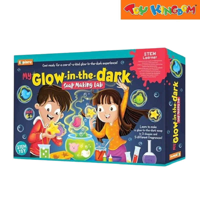 Eksploe STEM Learner My Glow In The Dark Soap Making Lab Playset