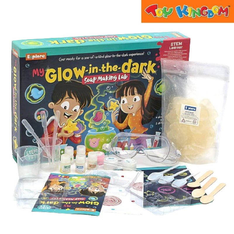 Eksploe STEM Learner My Glow In The Dark Soap Making Lab Playset