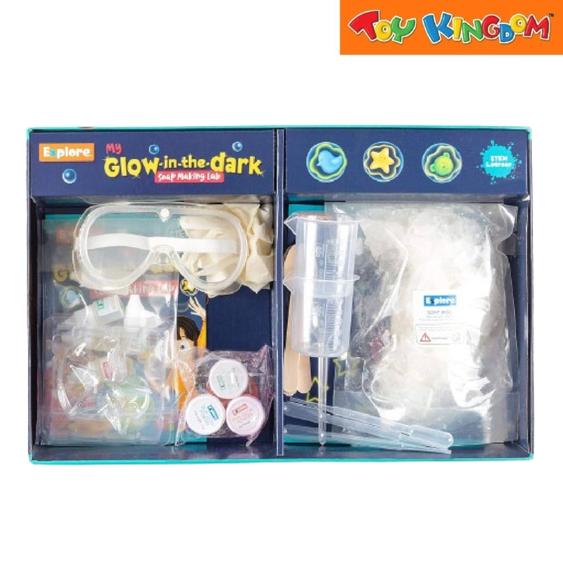 Eksploe STEM Learner My Glow In The Dark Soap Making Lab Playset