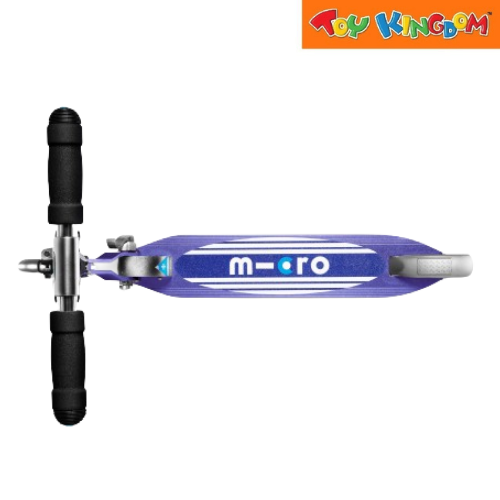Micro Foldable Sprite Scooter Blue Stripe LED