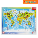 Trefl World Map With Animals 25pcs Jigsaw Puzzles