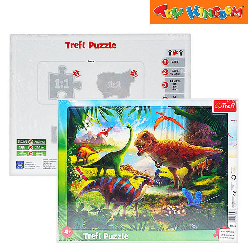 Trefl Frame Dinosaurs 25pcs Jigsaw Puzzles