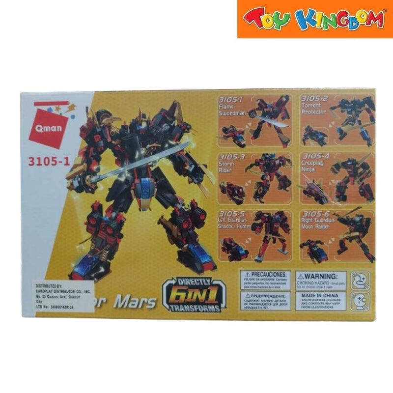 Keeppley 3105 1 Flame Swordman Meteor Mars Trans Collector Building Set