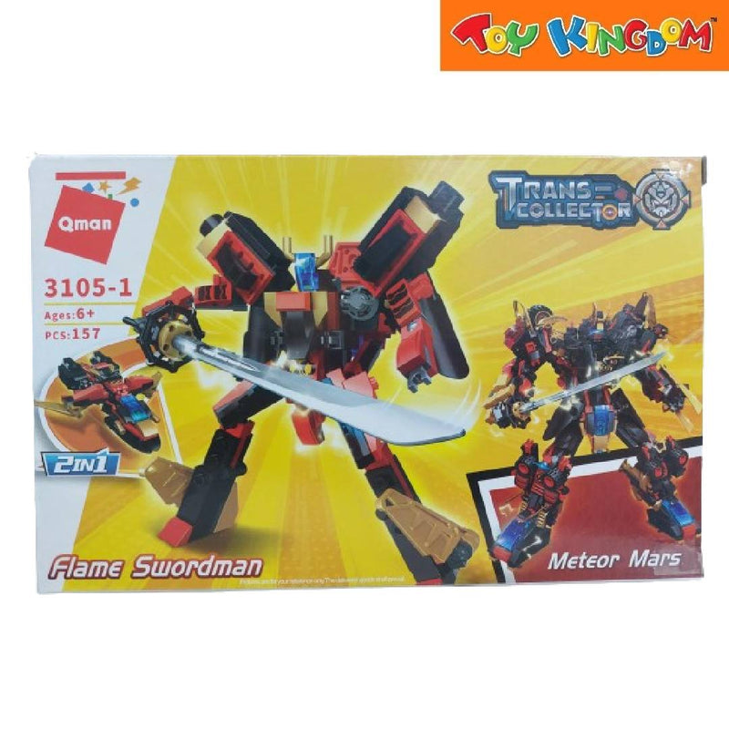 Keeppley 3105 1 Flame Swordman Meteor Mars Trans Collector Building Set