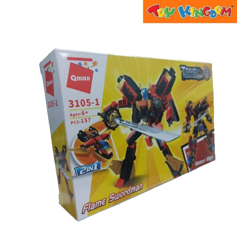 Keeppley 3105 1 Flame Swordman Meteor Mars Trans Collector Building Set