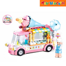 Sluban Girl's Dream Ice Cream Truck 145pcs Building Set